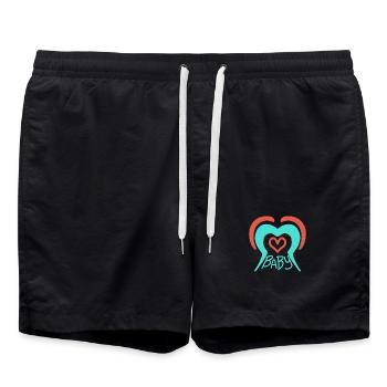 Bébé - Short de bain - noir - Devant - AI Model Male 185 light (185cm)