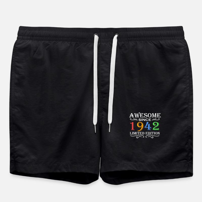 1942 - Badeshorts - Schwarz