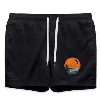 Kitesurfen Kitesurf Kitesurfer Kiteboard - Short de bain - noir - Devant - AI Model Male 185 light (185cm)