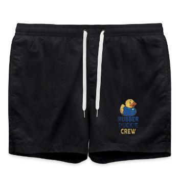 Canard en caoutchouc Équipage de canard en caoutchouc - Short de bain - noir - Devant - AI Model Male 185 light (185cm)