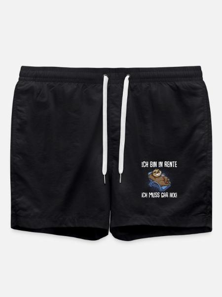 Rentner - Badeshorts - Schwarz