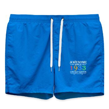 1933 - Born 1933 - Fantastic since 1933 - Swim Trunks - cobalt blue - Front