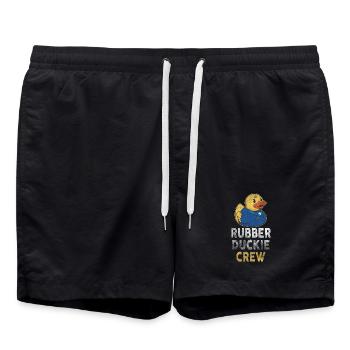Rubber Duck Rubber Duckie Crew - Badeshorts - Schwarz - Vorne - AI Model Male 185 light (185cm)