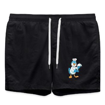 Cuisine d’oiseaux Cuisine de cloches Cuisine - Short de bain - noir - Devant - AI Model Male 185 light (185cm)