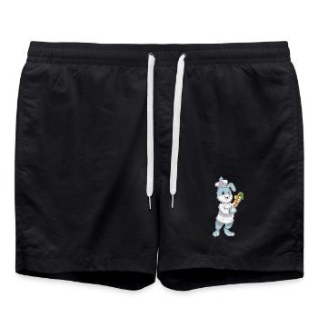 Bunny Cook Cuisinière Cuisinière de Carottes - Short de bain - noir - Devant - AI Model Male 185 light (185cm)