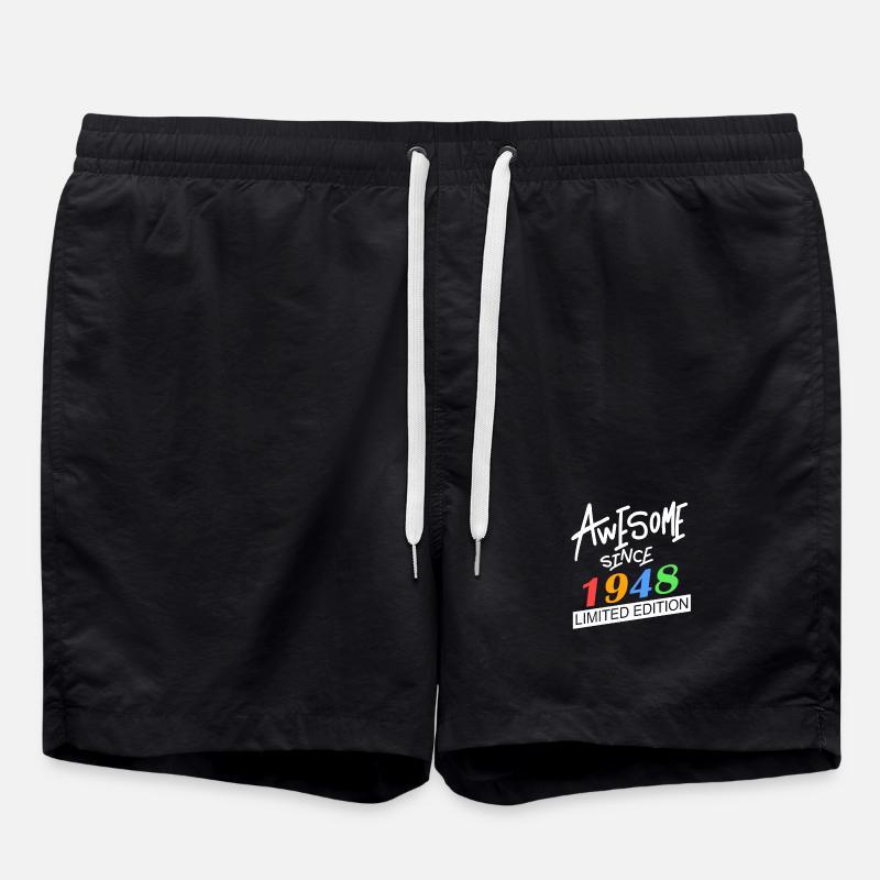 1948 - Badeshorts - Schwarz