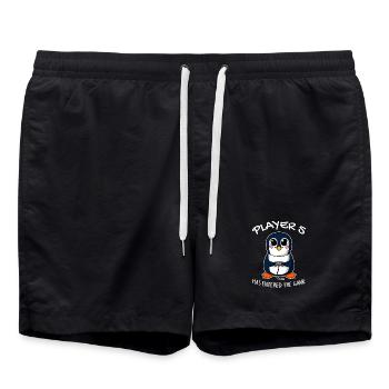 Third Baby Player 5 Baby Family - Swim Trunks - black - Front - AI Model Male 185 light (185cm)
