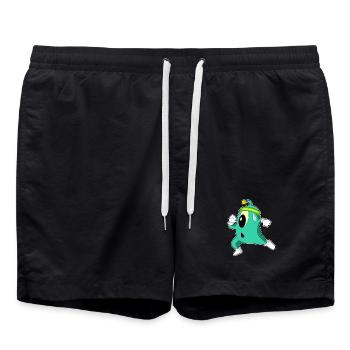Jogging extraterrestre sport de jogging - Short de bain - noir - Devant - AI Model Male 185 light (185cm)