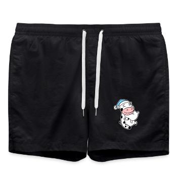 Cow Baby - Swim Trunks - black - Front - AI Model Male 185 light (185cm)