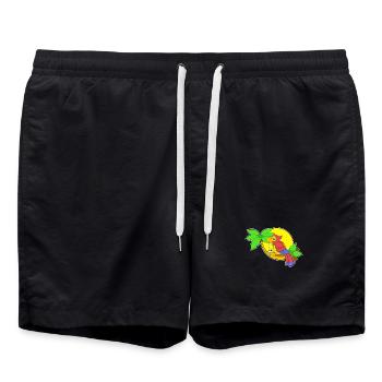 Parrot Coconut - Swim Trunks - black - Front - AI Model Male 185 light (185cm)