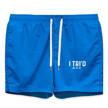 I Tri'd Triathlon - Swim Trunks - cobalt blue - Front