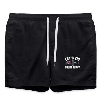 Let’s Tri Short Aujourd’hui Triathlon - Short de bain - noir - Devant - AI Model Male 185 light (185cm)
