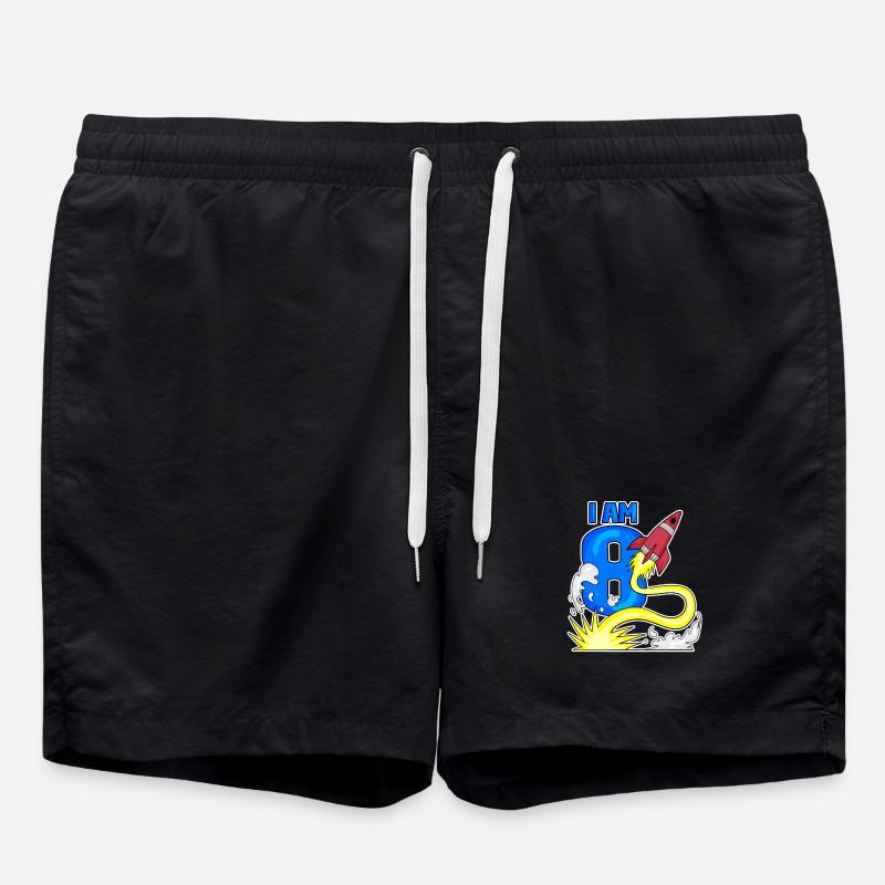 Garçon de 8 ans - Short de bain - noir
