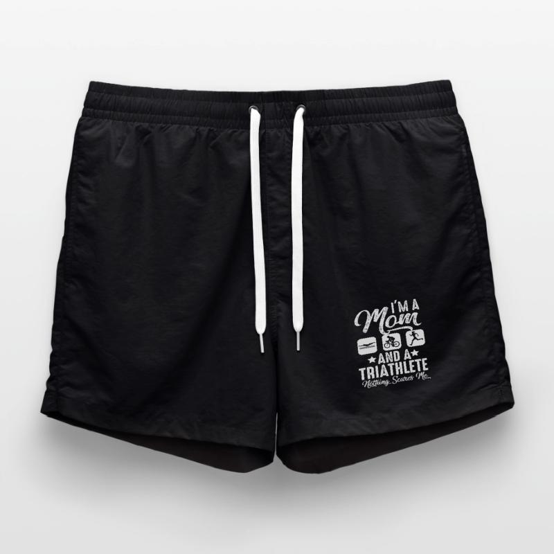 Ich Bin Eine Mutter Und Ein Triathlet Badeshorts