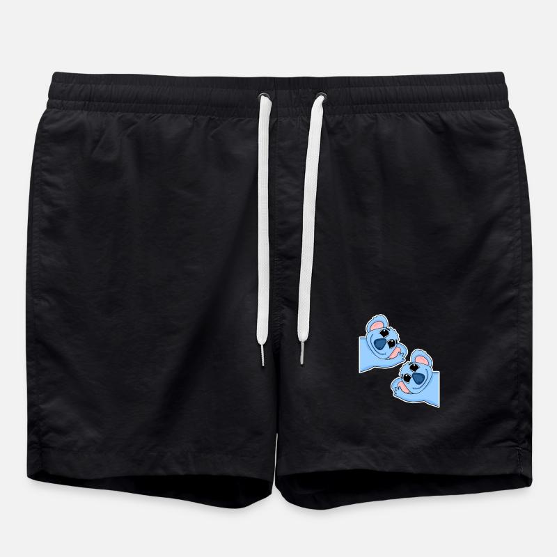 Koala Koalas - Swim Trunks - black