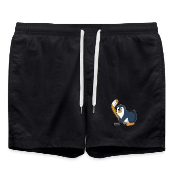 Pingouin Hockey sur glace Bâtons de hockey sur glace - Short de bain - noir - Devant - AI Model Male 185 light (185cm)