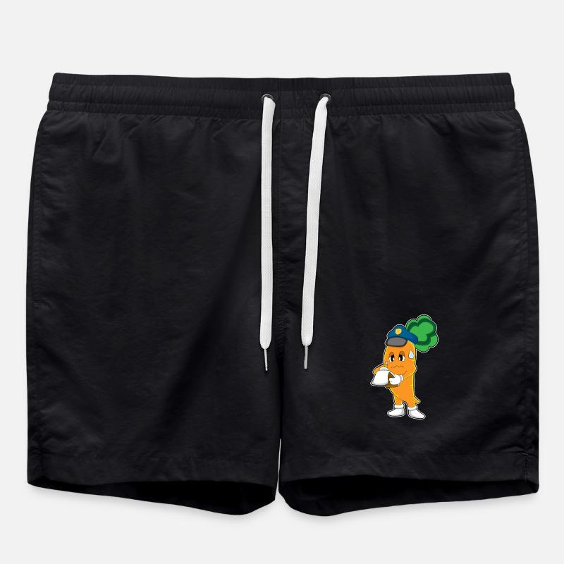 Carrot Politesse Billets - Short de bain - noir