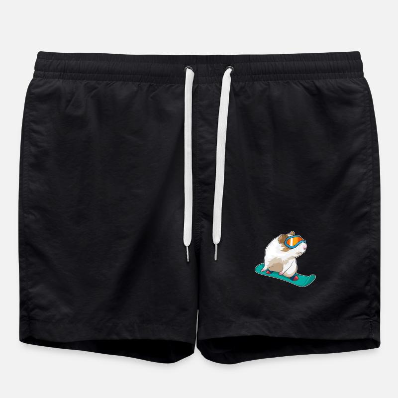 Guinea Pig Snowboarder Snowboard - Short de bain - noir