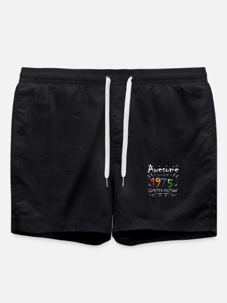 1975 - Swim Trunks - black