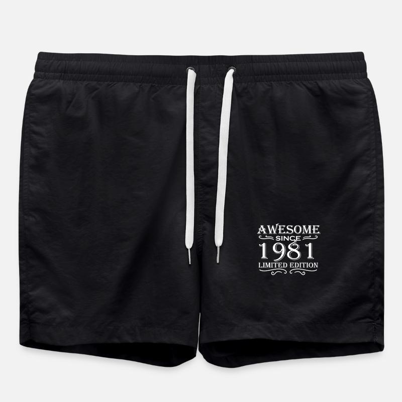 1981 - Born 1981 - Swim Trunks - black