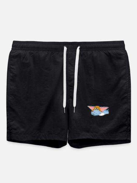 Elephant Pilot Pilot Cap - Swim Trunks - black