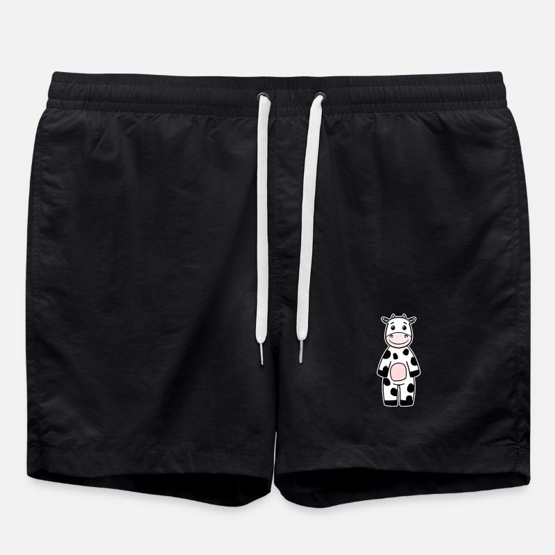 Cow - Swim Trunks - black