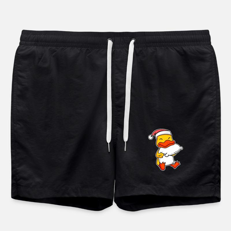 Canard Noël Sommeil Sommeil Sommeil - Short de bain - noir