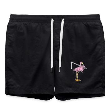 Flamingo Angler Fishing Rod Fishing Rod - Swim Trunks - black - Front - AI Model Male 185 light (185cm)