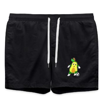 Avocado Football Football Soccer - Short de bain - noir - Devant - AI Model Male 185 light (185cm)