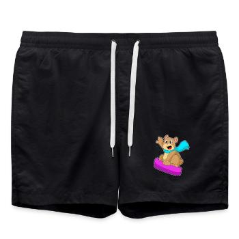 Bear Snowboarder Snowboard - Short de bain - noir - Devant - AI Model Male 185 light (185cm)