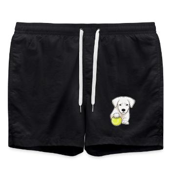 Puppy Tennis Balle de tennis - Short de bain - noir - Devant - AI Model Male 185 light (185cm)