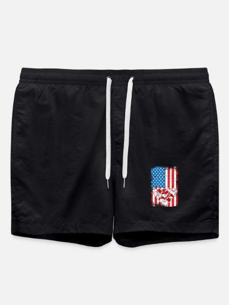 4 July Billiards - Swim Trunks - black