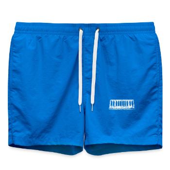 Clavier de piano - Short de bain - cobalt blue - Devant