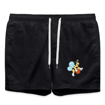 Bee Basketball Player Basketball - Short de bain - noir - Devant - AI Model Male 185 light (185cm)
