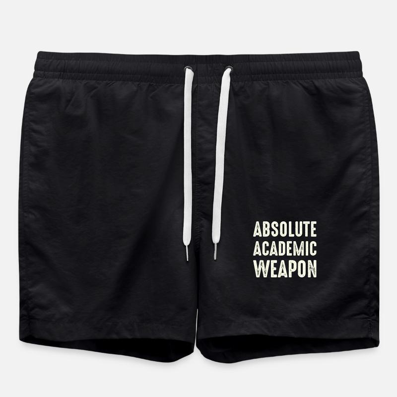Students Absolute Academic Weapon - Swim Trunks - black