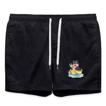 Petite Bateau Mole - Short de bain - noir - Devant - AI Model Male 185 light (185cm)
