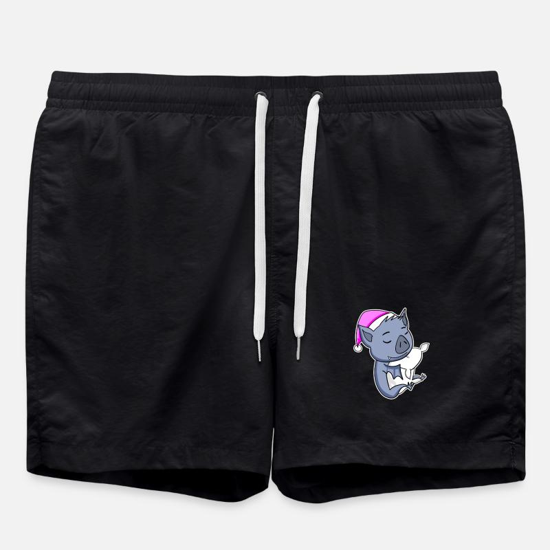Fledermaus - Badeshorts - Schwarz