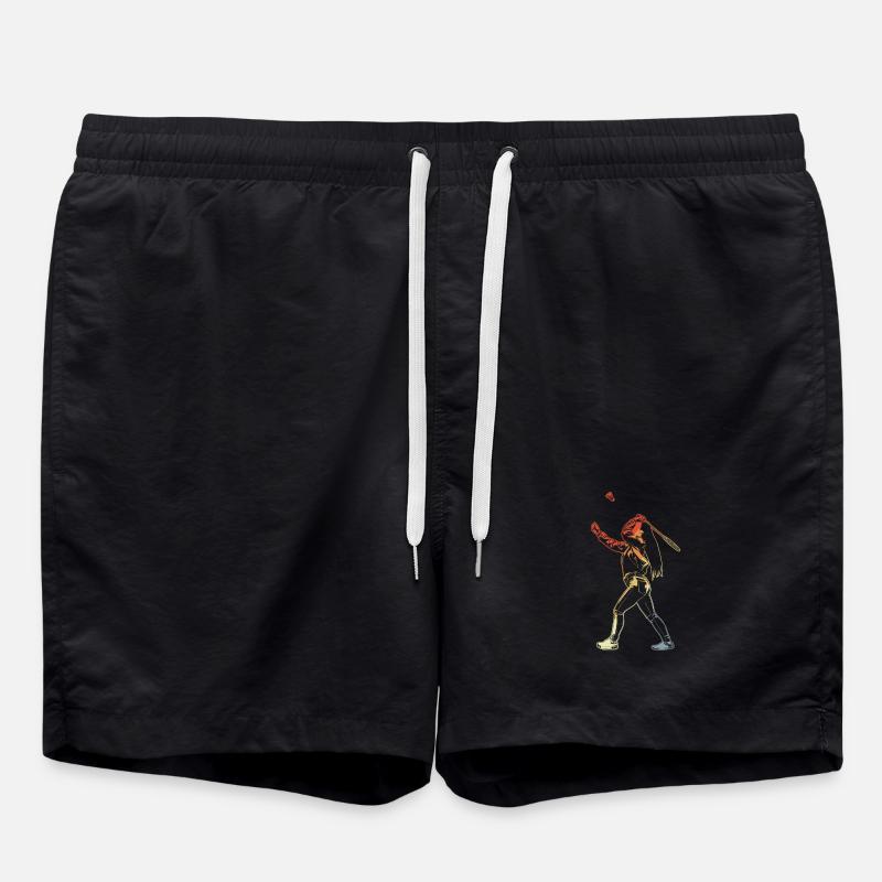 Joueur de badminton - Short de bain - noir