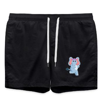 Elephant Jogger Jogging Sport - Short de bain - noir - Devant - AI Model Male 185 light (185cm)