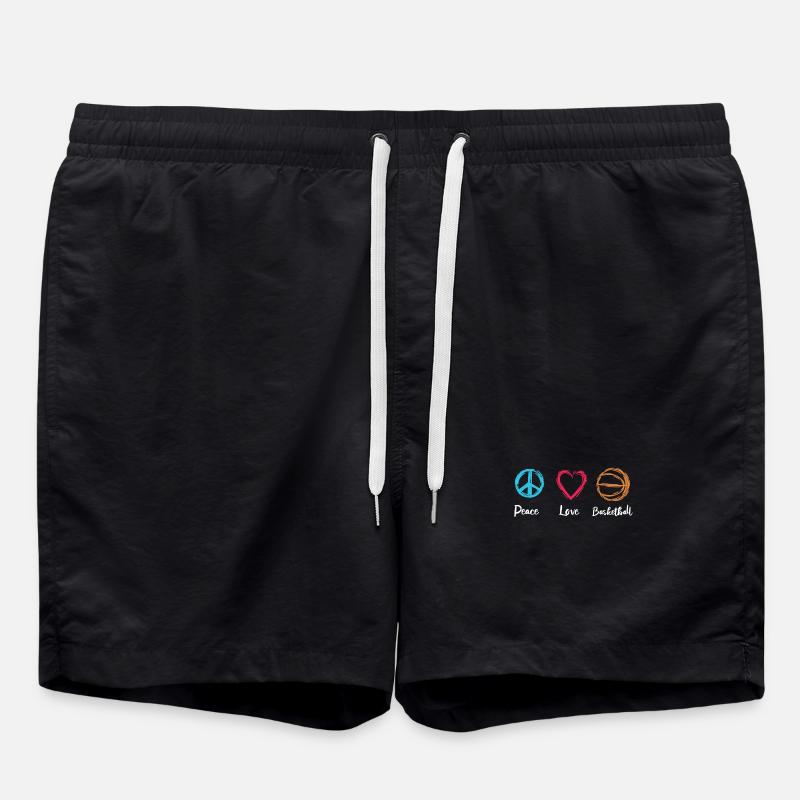 Basketball Player Motivation - Swim Trunks - black