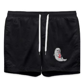 Tasse de dauphin à emporter - Short de bain - noir - Devant - AI Model Male 185 light (185cm)