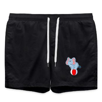 Gymnastique d’entraînement d’éléphants Fitness - Short de bain - noir - Devant - AI Model Male 185 light (185cm)