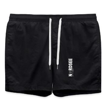 Nordsee - Badeshorts - Schwarz - Vorne - AI Model Male 185 light (185cm)