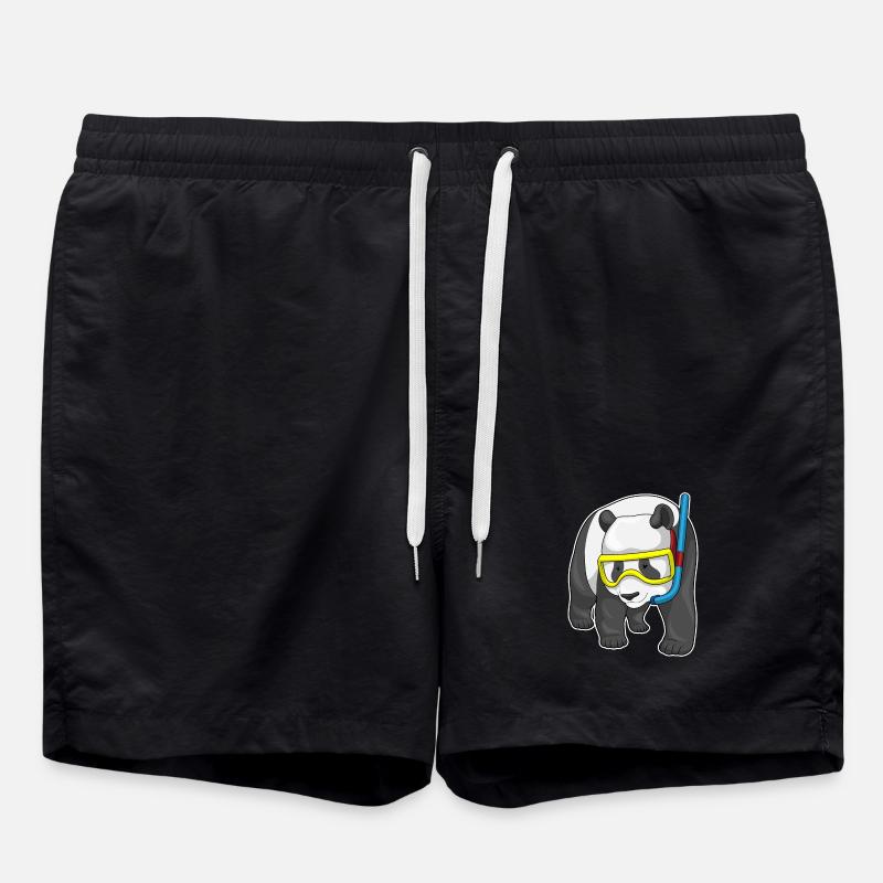 Panda Diver Snorkel - Short de bain - noir