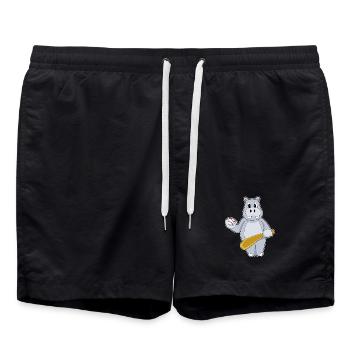 Bâton de baseball Hippo Baseball - Short de bain - noir - Devant - AI Model Male 185 light (185cm)