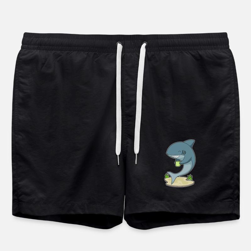 Hai Becher Kaffee - Badeshorts - Schwarz