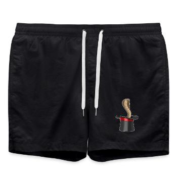Cylindre Snake Wizard - Short de bain - noir - Devant - AI Model Male 185 light (185cm)