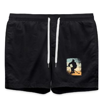 Hockey sur glace - Short de bain - noir - Devant - AI Model Male 185 light (185cm)
