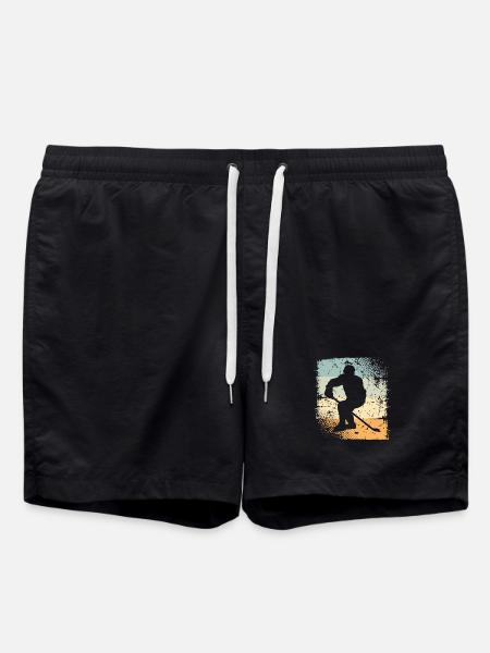 Eishockey  - Swim Trunks - black