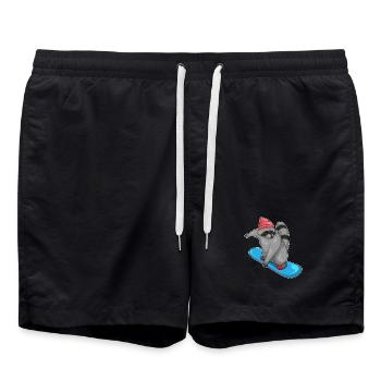 Snowboardeur Raton Snowboard - Short de bain - noir - Devant - AI Model Male 185 light (185cm)